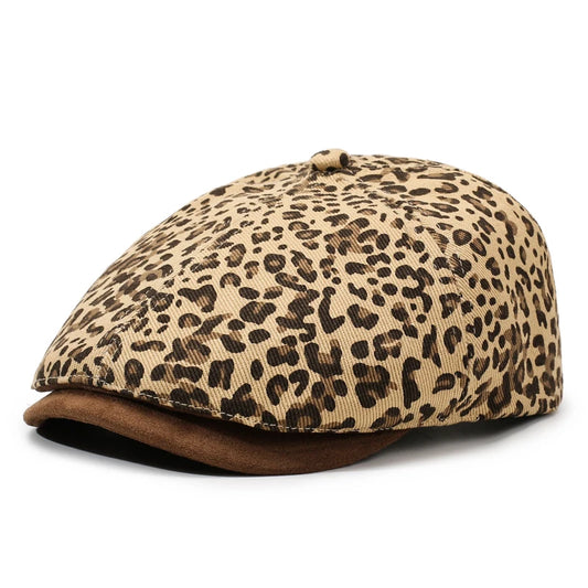 Alina Leopard Cap