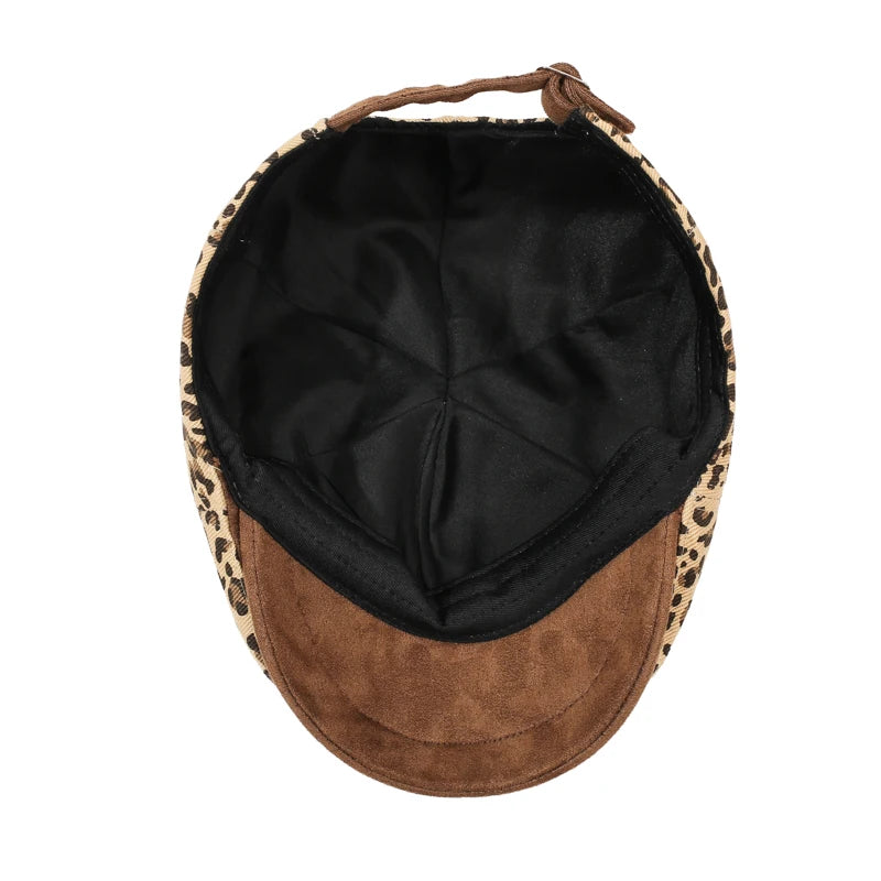 Alina Leopard Cap