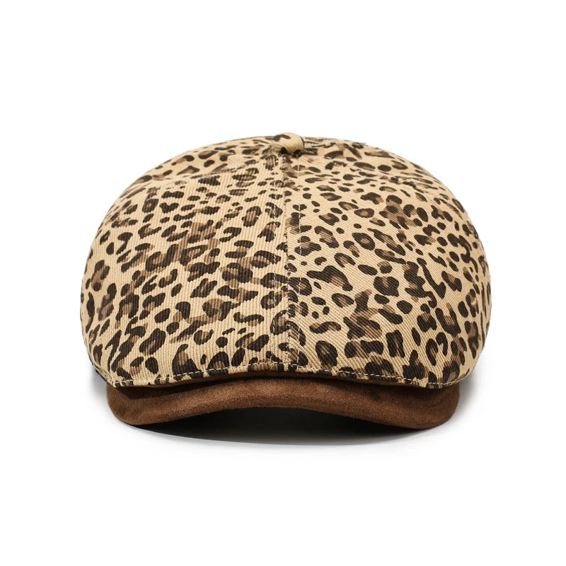 Alina Leopard Cap